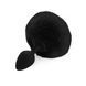 Силіконова анальна пробка М Art of Sex - Silicone Bunny Tails Butt plug, діаметр 3,5 см, колір Black SO6694 SafeYourLove
