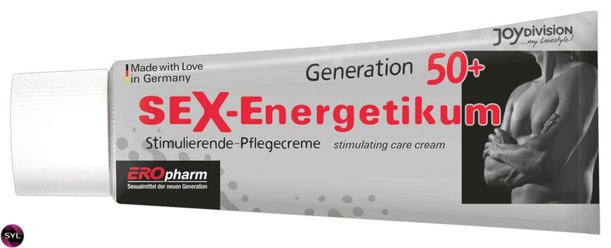 Ерекційний крем JOY Division Sex Energetic 50+ Sexenergy Cream, 40 мл DJ4398 SafeYourLove