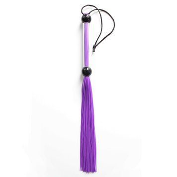 Фіолетовий батіг, ручка з кульок FLOGGER, 39 см 292305036 SafeYourLove