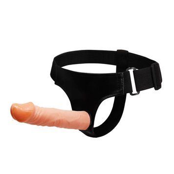 Realistyczny damski strap-on - Strap-On, materiał PVC, świeży