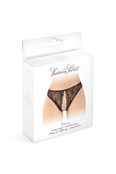Majtki Fashion Secret Victoria, kolor Black