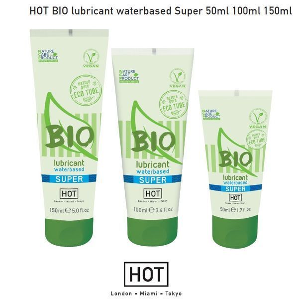 Hot Bio Lube Super water-based organic lubricant, 50 ml