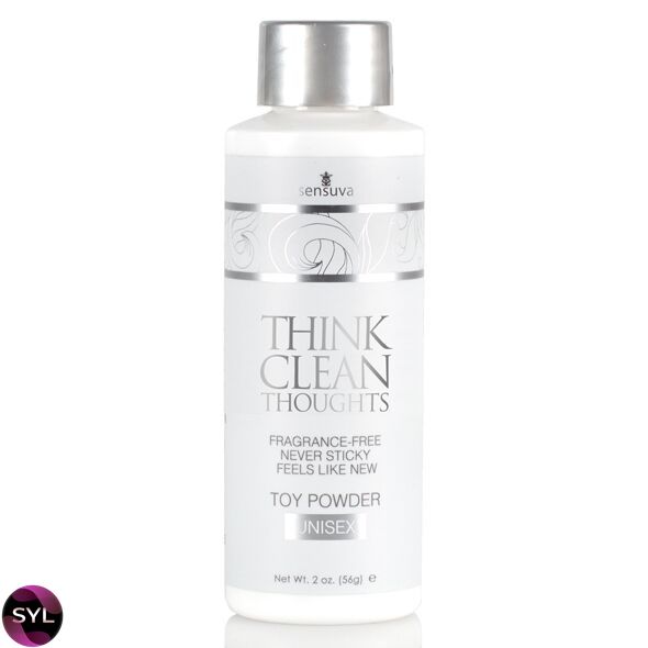 Пудра для догляду за іграшками Sensuva Think Clean Thoughts Toy Powder (56 г) SO4467 SafeYourLove