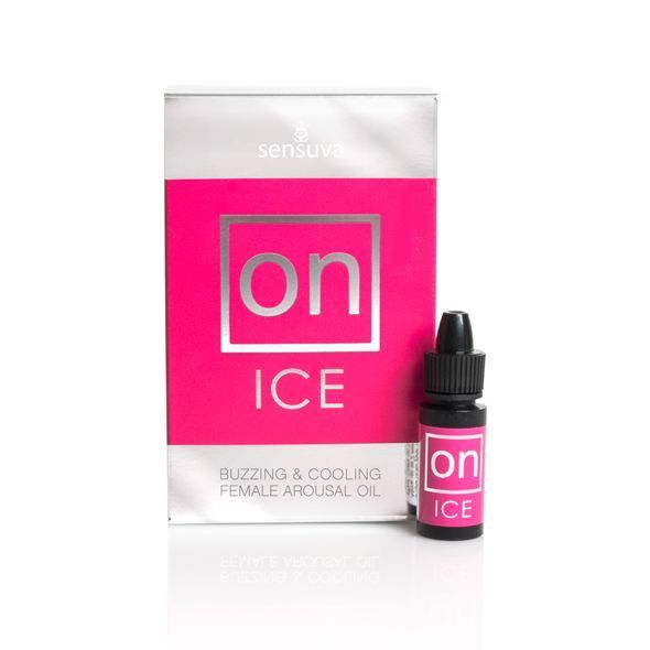 Krople pobudzające do łechtaczki Sensuva - ON Arousal Oil for Her Ice (5 ml) chłodzenie, do 30 min