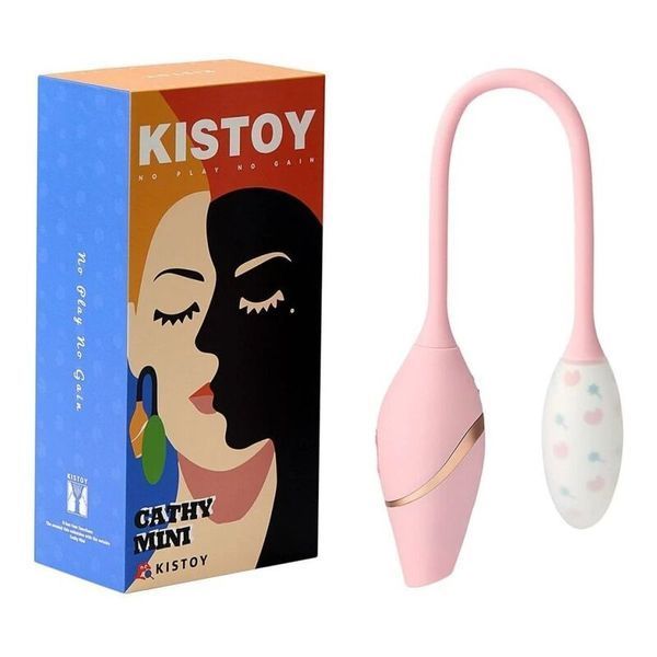 Віброяйце з вакуумним стимулятором KISTOY Cathy Mini SO8712 SafeYourLove