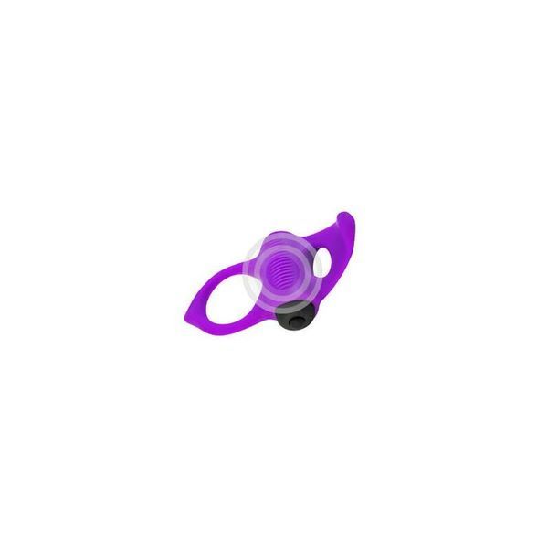Cock ring with vibration Adrien Lastic purple