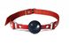 Кляп силіконовий Feral Feelings Silicon Ball Gag Red/Black, червоний ремінець, чорна кулька SO8268 фото 1 Safeyourlove