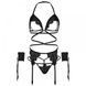 Комплект нижнего белья Leg Avenue Eyelash Lace Open Cup Black O\S 81653/B фото 5