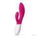 Rabbit vibrator LELO Ina Wave 2 Cerise, seductive movement of the trunk + vibrations