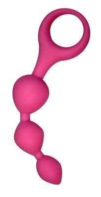 Анальні кульки Alive Triball Pink, силікон макс. діаметр 2 см AD20051 SafeYourLove