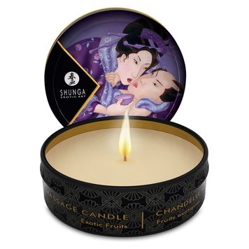 Масажна свічка Shunga Mini Massage Candle – Exotic Fruits (30 мл) з афродизіаками SO2518 SafeYourLove