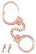 Наручники Fetish Tentation Premium Chick wrist cuffs in rose-gold metal SX1091 фото 2 Safeyourlove