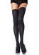 Плотные непрозрачные чулки Leg Avenue Opaque Nylon Thigh Highs, цвет Black SO7916 фото 1