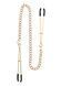Затискачі на соски з ланцюжком Taboom Tweezers With Chain, золотисті TB17271 /Gold фото 4 Safeyourlove