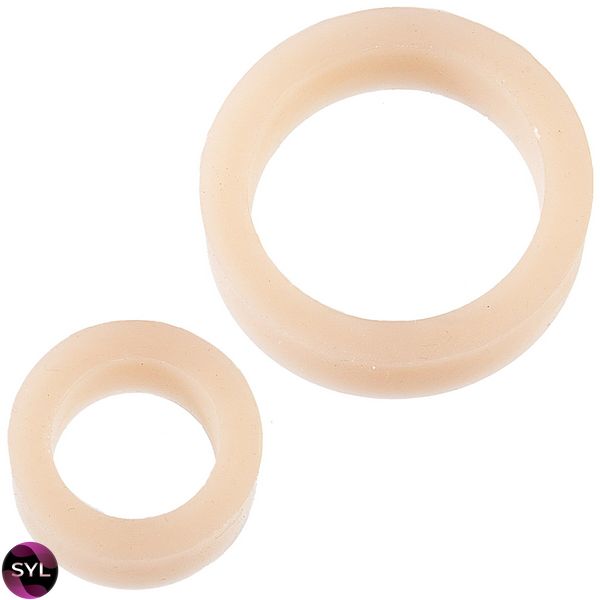 Набір ерекційних кілець Doc Johnson Platinum Premium Silicone — The C-Rings — White SO4919 SafeYourLove