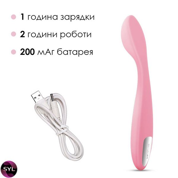 Стимулятор клитора и точки G Svakom Keri Pale Pink SO4832 фото