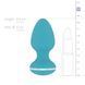 Anal vibrating plug Cala Azul - Blanca Vibrating anal plug