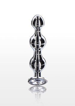 Анальная елочка с кристаллом Toy Joy Diamond Star Beads, Large TJ10578 фото