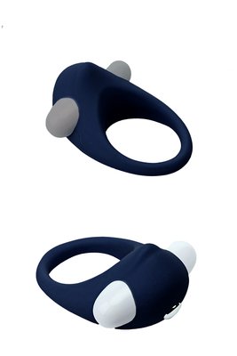 Эрекционное кольцо с вибрацией Dream Toys RINGS OF LOVE STIMU RING BLUE DT21713 фото