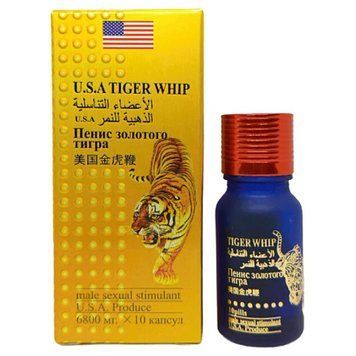 Tablets for men USA TIGER WHIP to increase potency, 10 pcs.