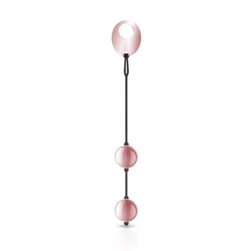 Металеві вагінальні кульки Rosy Gold — Nouveau Kegel Balls, вага 376 г, діаметр 2,8 см SO4594 SafeYourLove