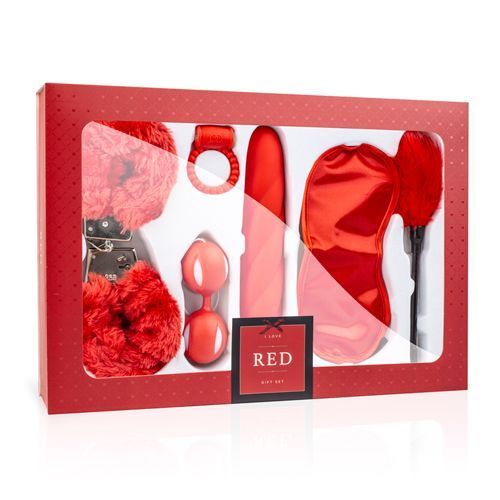 LoveBoxxx Sex Toy Set - I Love Red Couples Box