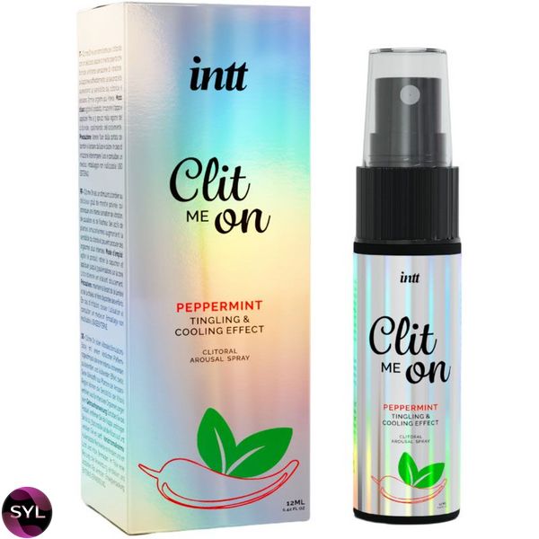 Возбуждающий спрей для клитора Intt Clit Me On Peppermint Cooling Effect 12 мл, охлаждающий эффект SO8392 фото