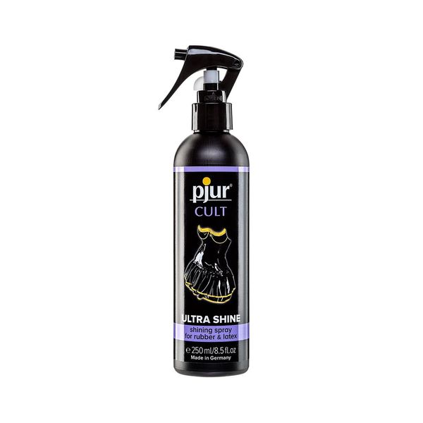 Spray do pielęgnacji odzieży gumowej i lateksowej pjur Cult Ultra Shine 250 ml, nadaje połysk