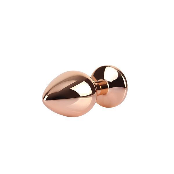 Gold CHISA MATRIX MONT gold anal plug with multi-colored stone, size M