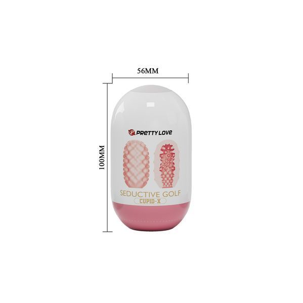 Mini masturbator in a flask, with a relief of balls Pretty Love Seductive Golf Cupid X Egg