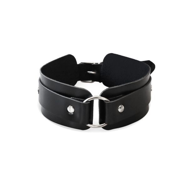 БДСМ-ошейник с кольцом Art of Sex - Martina Collar with ring, натуральная кожа SX0517 фото