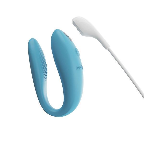 Green smart vibrator for couples We-Vibe Sync O Velvet