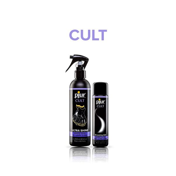 Spray do pielęgnacji odzieży gumowej i lateksowej pjur Cult Ultra Shine 250 ml, nadaje połysk