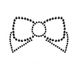 Украшения для груди со стразами MIMI Bow цвет: черный Bijoux Indiscrets (Испания) B0111 фото 1
