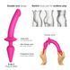 Анальна пробка з дилдо 2в1 Strap-On-Me SWITCH PLUG-IN DILDO Fuchsia L, діаметр 4,5/3,4 см SO6829 фото 2 Safeyourlove