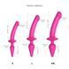 Анальна пробка з дилдо 2в1 Strap-On-Me SWITCH PLUG-IN DILDO Fuchsia L, діаметр 4,5/3,4 см SO6829 фото 4 Safeyourlove