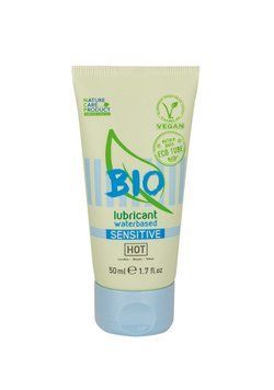 Hot Bio Lube Sensitive, organiczny lubrykant na bazie wody, 50 ml