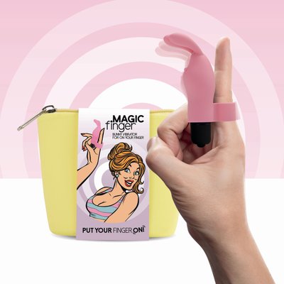 Вібратор на палець FeelzToys Magic Finger Vibrator Pink SO4434 SafeYourLove