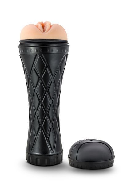 T331090 Мастурбатор в колбі Вагіна M FOR MEN the TORCH PUSSY VANILLA/Чорний T331090 SafeYourLove