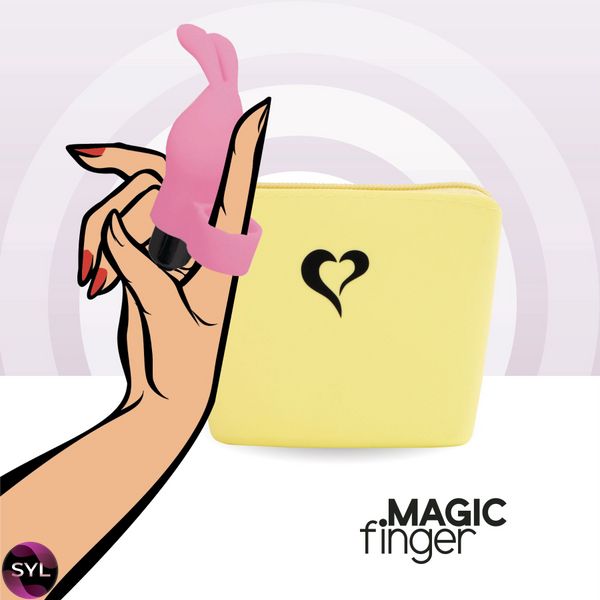 Вибратор на палец FeelzToys Magic Finger Vibrator Pink SO4434 фото