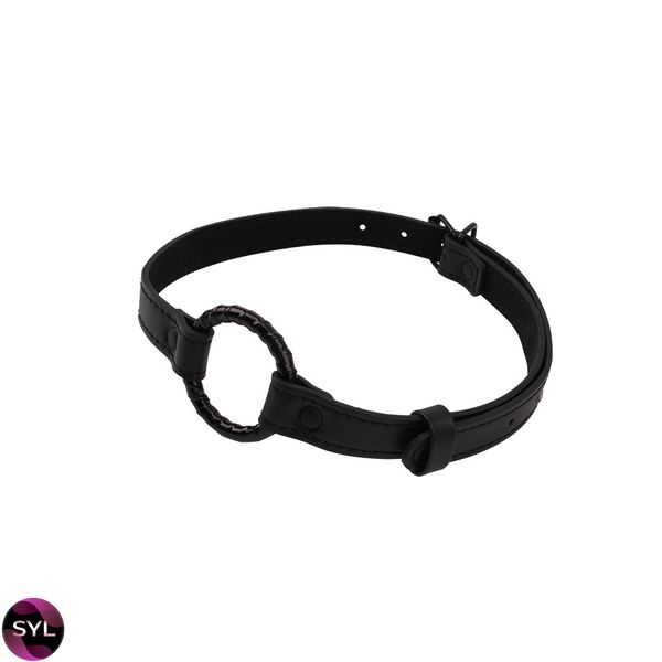 Кляп кільце Black Metal O-Ring Gag Fierce Euphoria Chisa, Черный CH30632 SafeYourLove