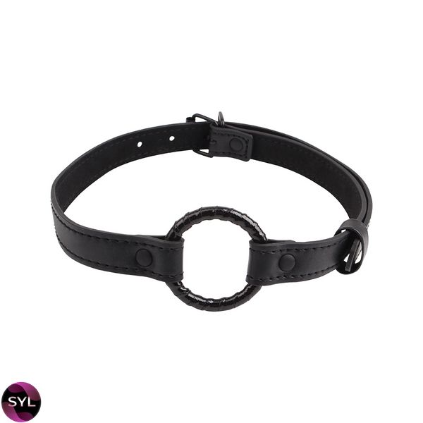 Кляп кільце Black Metal O-Ring Gag Fierce Euphoria Chisa, Черный CH30632 SafeYourLove