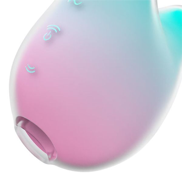 Вакуумный клиторальный стимулятор с вибрацией Satisfyer Mermaid Vibes Mint/Pink, 2 мотора SX1209 фото