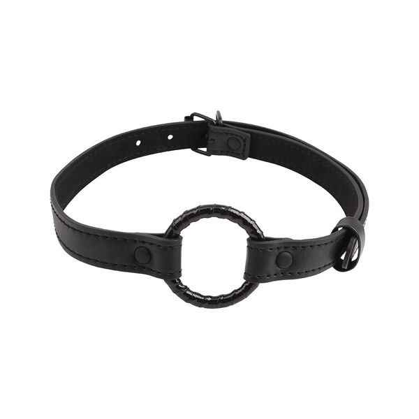 Кляп кольцо Black Metal O-Ring Gag Fierce Euphoria Chisa CH30632 фото