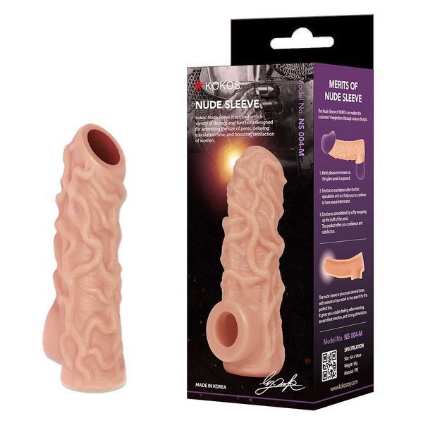 Насадка на член Kokos Nude Sleeve NS 004 L SX1478 SafeYourLove