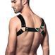 Feral Feelings Men's Chest Harness - Bulldog Harness, color Black