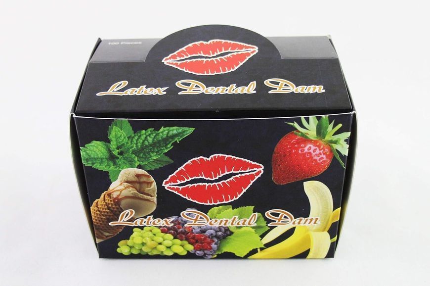 Zestaw serwetek lateksowych Latex Dental Dams r&oacute;żne 100 szt