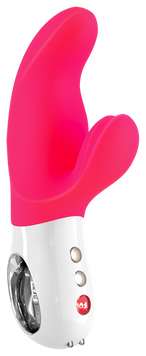 Рожевий вібратор кролик Fun Factory MISS BI