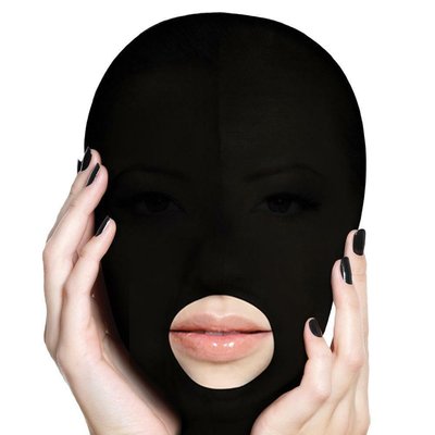 Маска с прорезью для рта черная Ouch Subversion Mask Dark-Black BS49523 фото