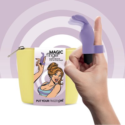 Вібратор на палець FeelzToys Magic Finger Vibrator Purple SO4435 SafeYourLove